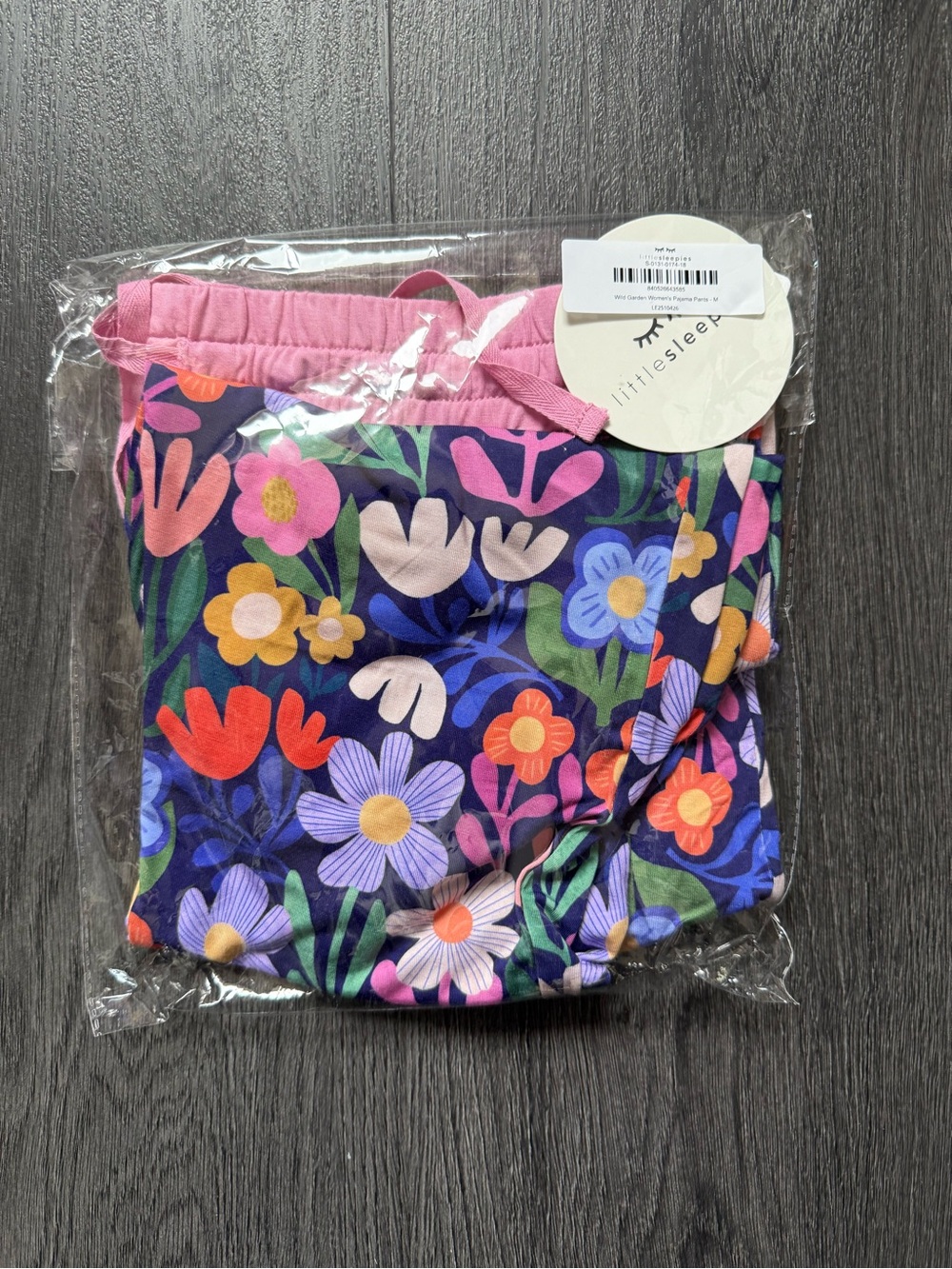 Little Sleepies wild garden pajama joggers